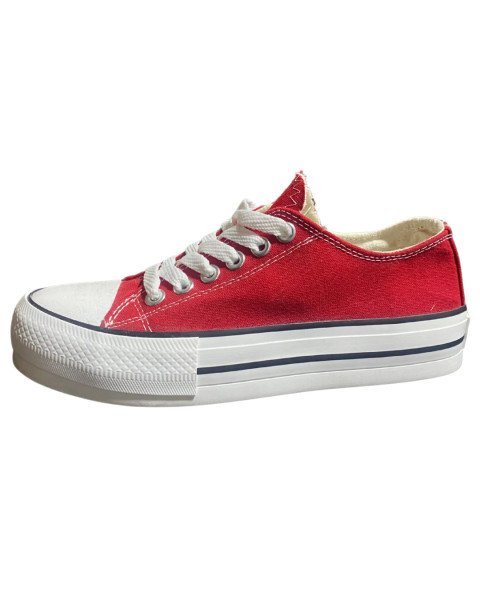 Converse rojas Plata forma