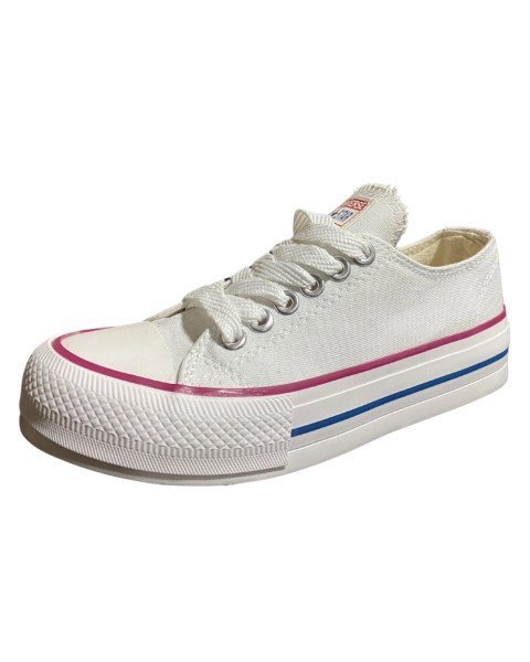 Converse plataforma blanca